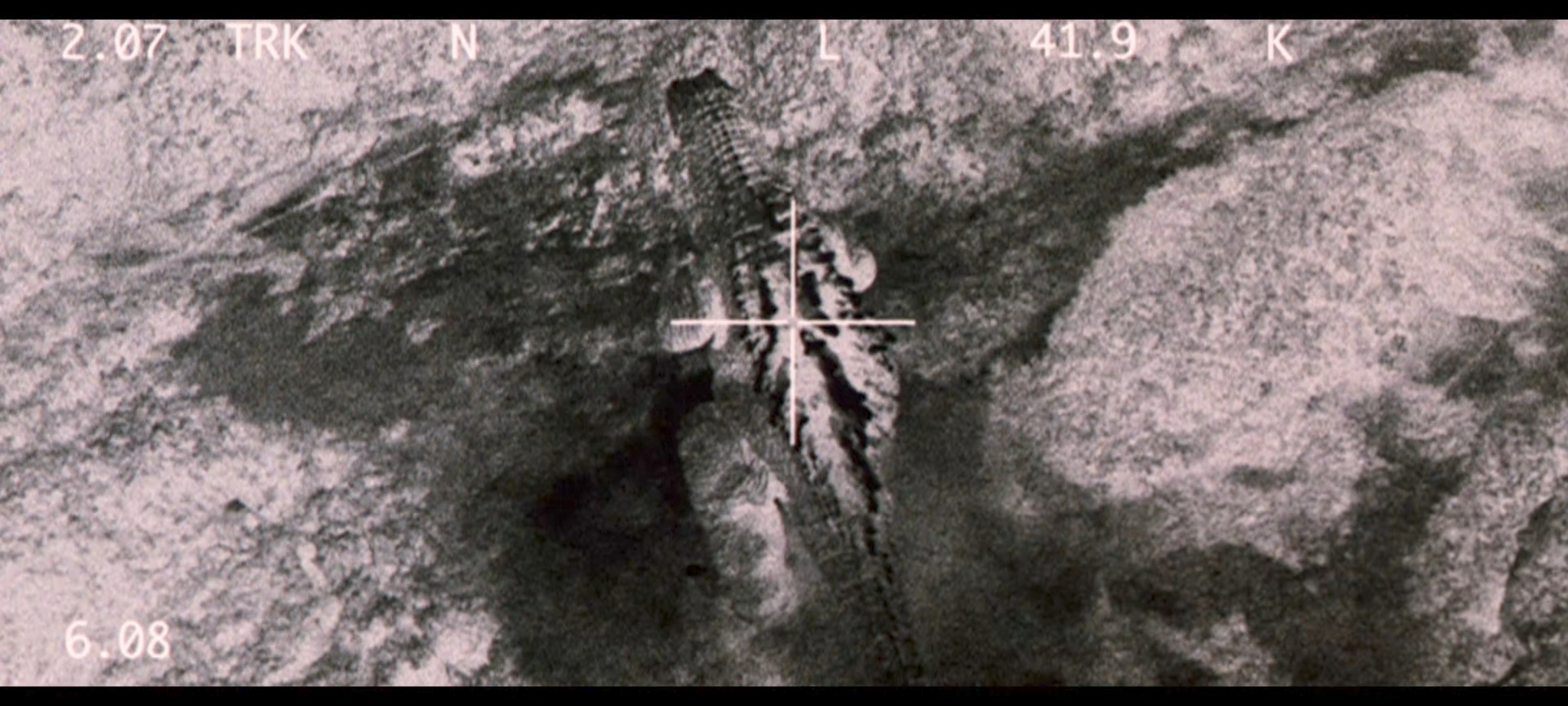 Godzilla being targeted by a drone strike